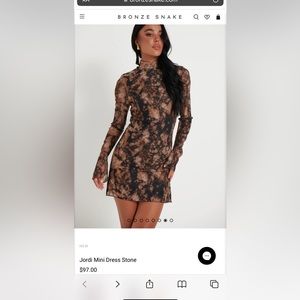 Bronzesnake Mini dress